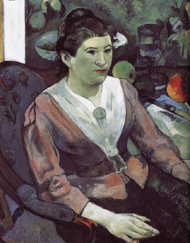 Paul Gauguin Cezanne s still life paintings in the background of portraits of women Sweden oil painting art